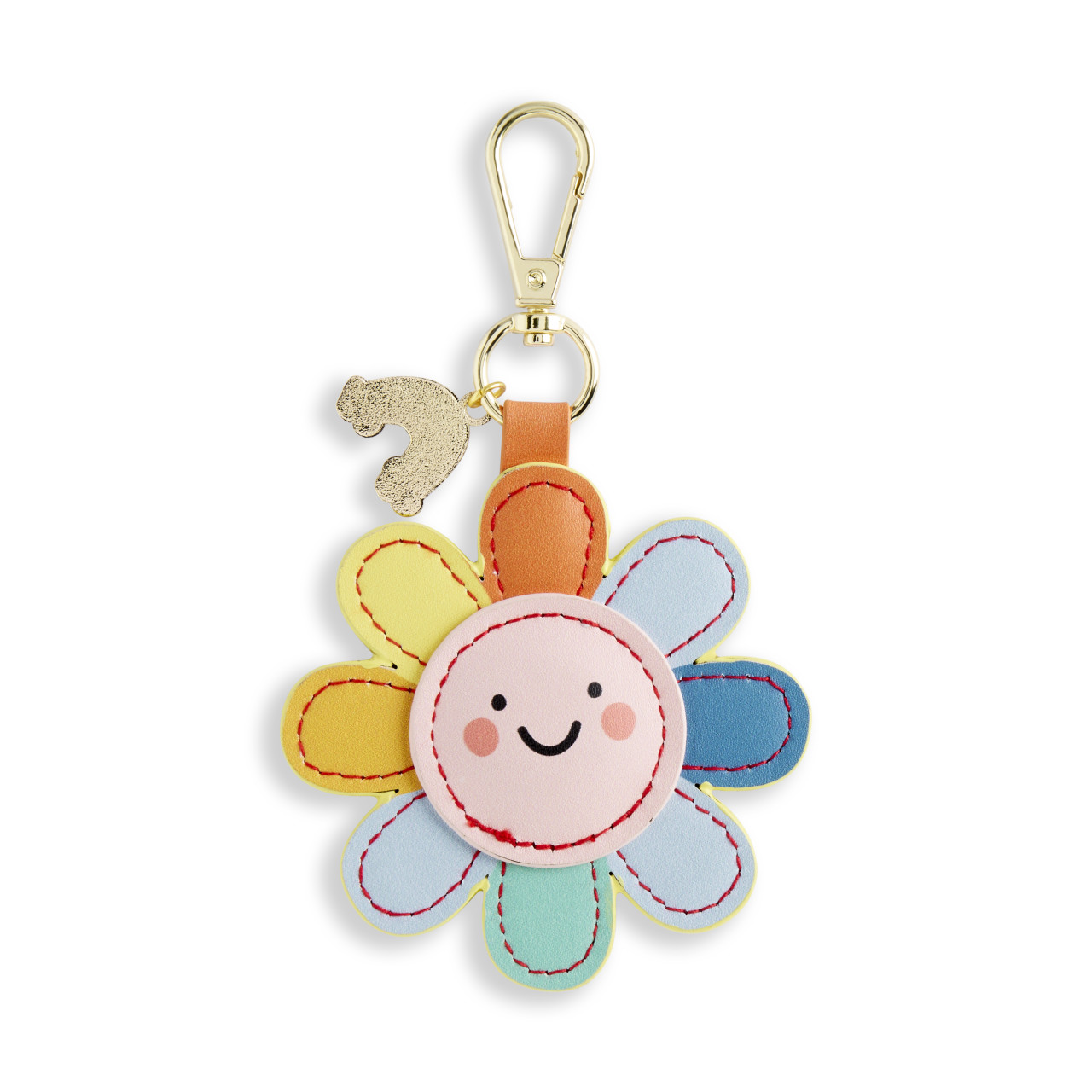 Flower Pink Bag Charm 5" by Ampersand Design Studio thumbnail