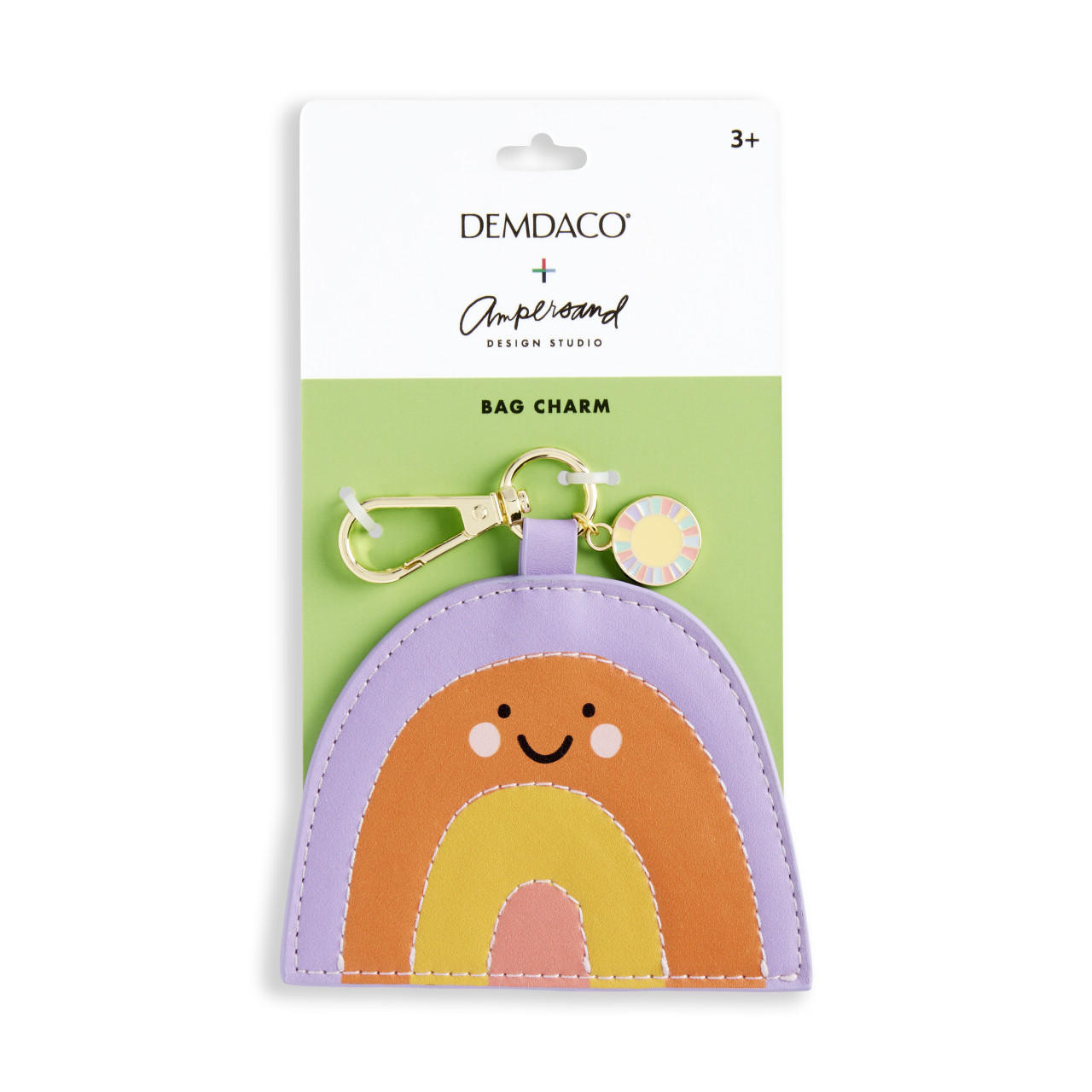 Rainbow Pink Bag Charm 5" by Ampersand Design Studio thumbnail