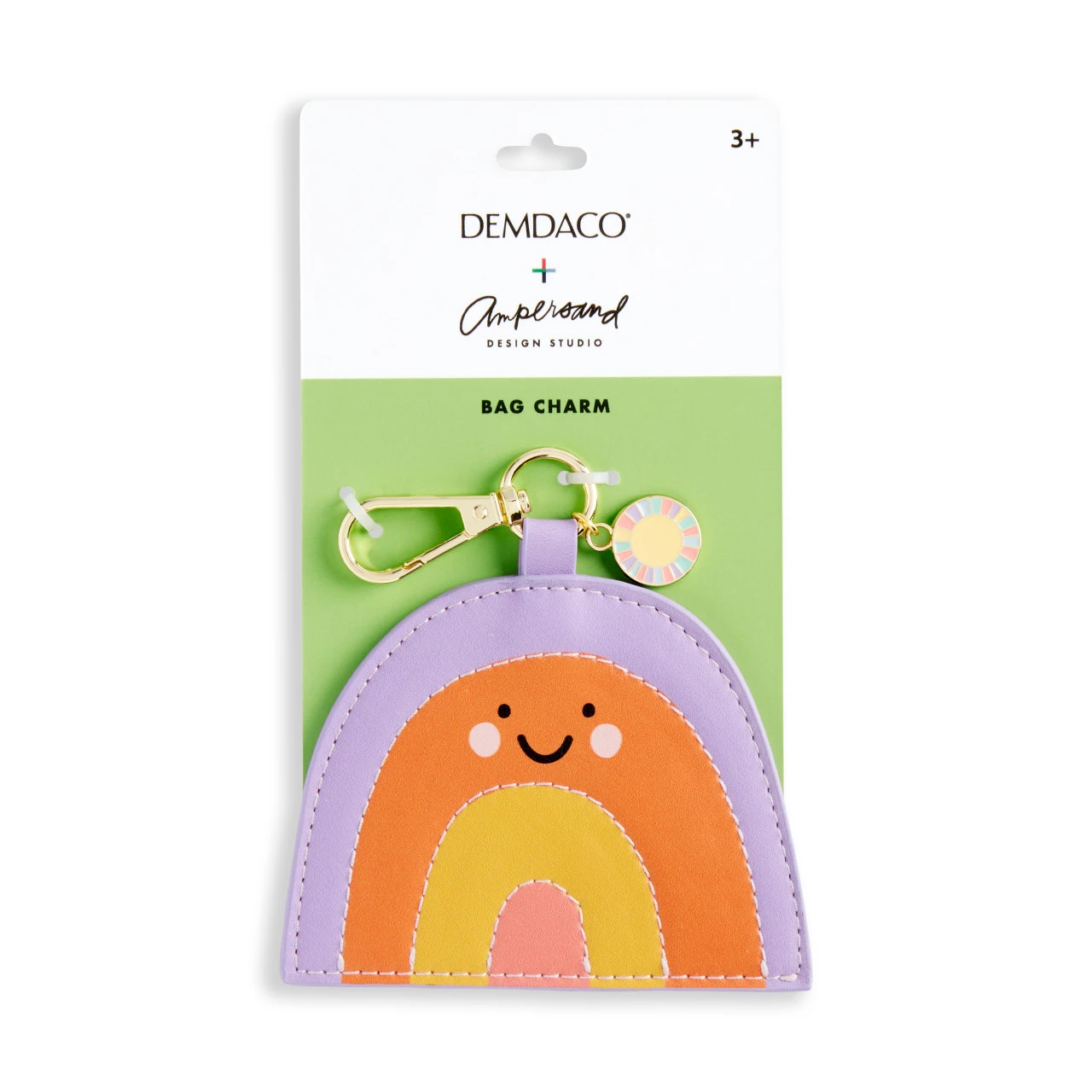Rainbow Pink Bag Charm 5" by Ampersand Design Studio thumbnail