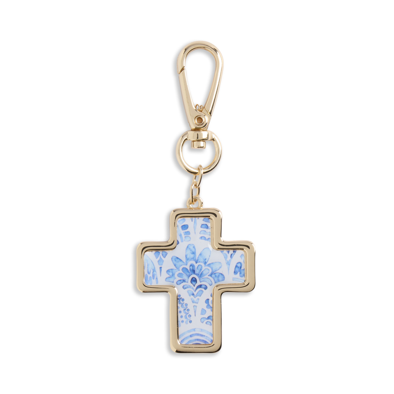Gold Hope Artful Crosses Bag Charm 4" thumbnail