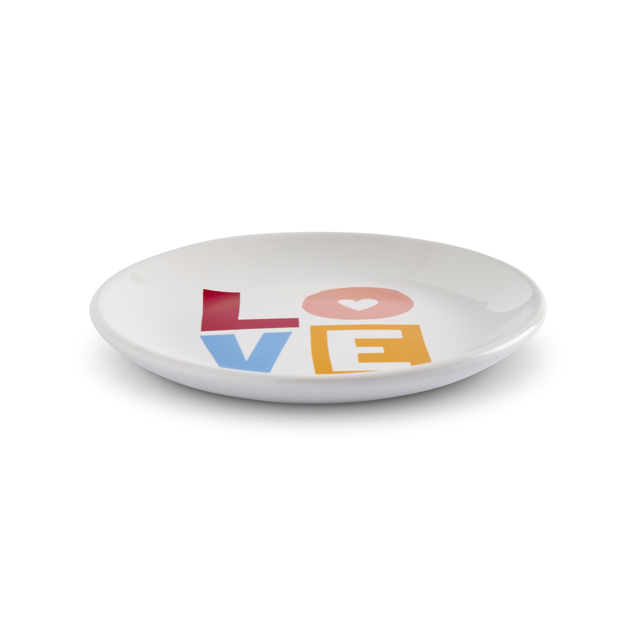 Love Off White Trinket Dish 4" by Ampersand Design Studio thumbnail