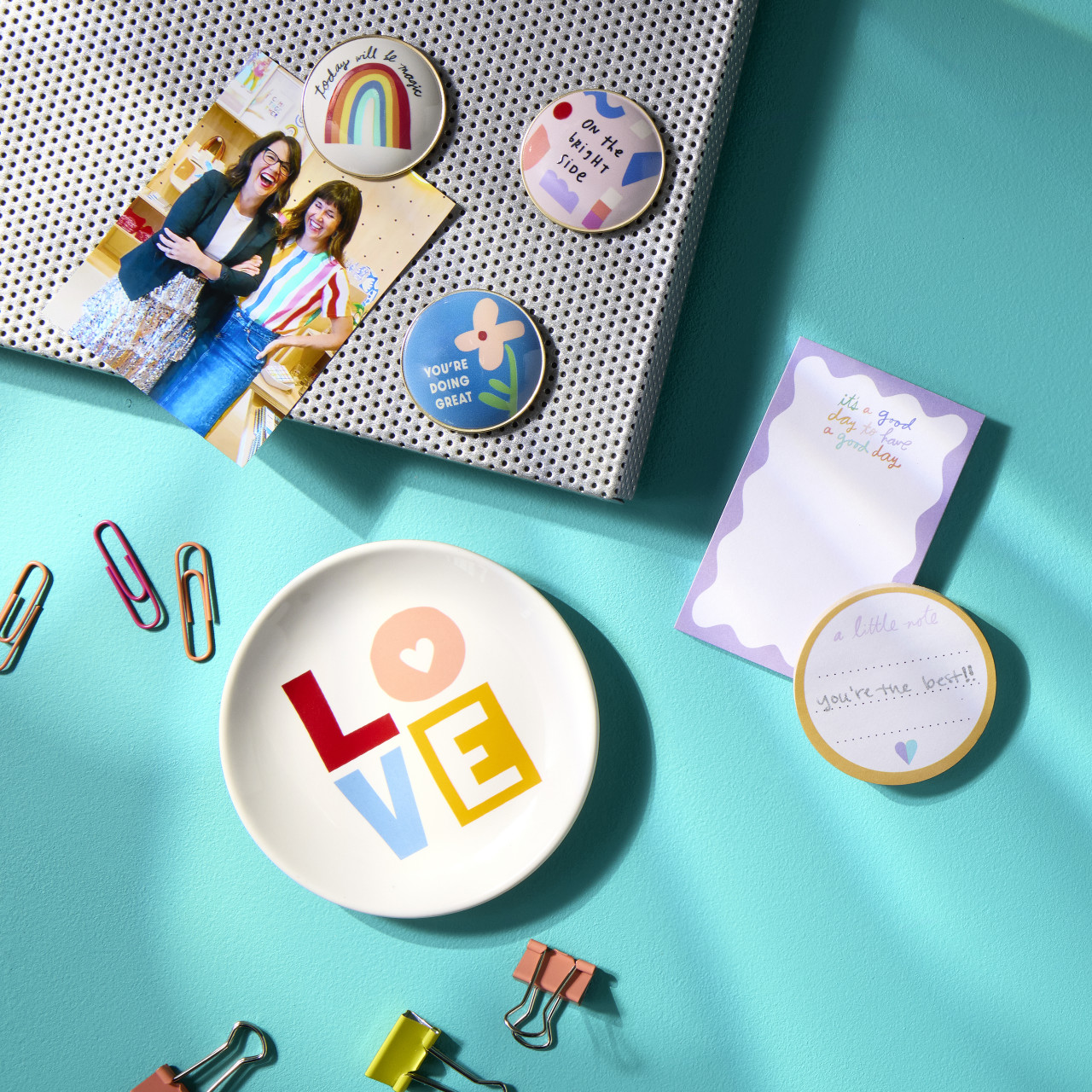 Love Off White Trinket Dish 4" by Ampersand Design Studio thumbnail
