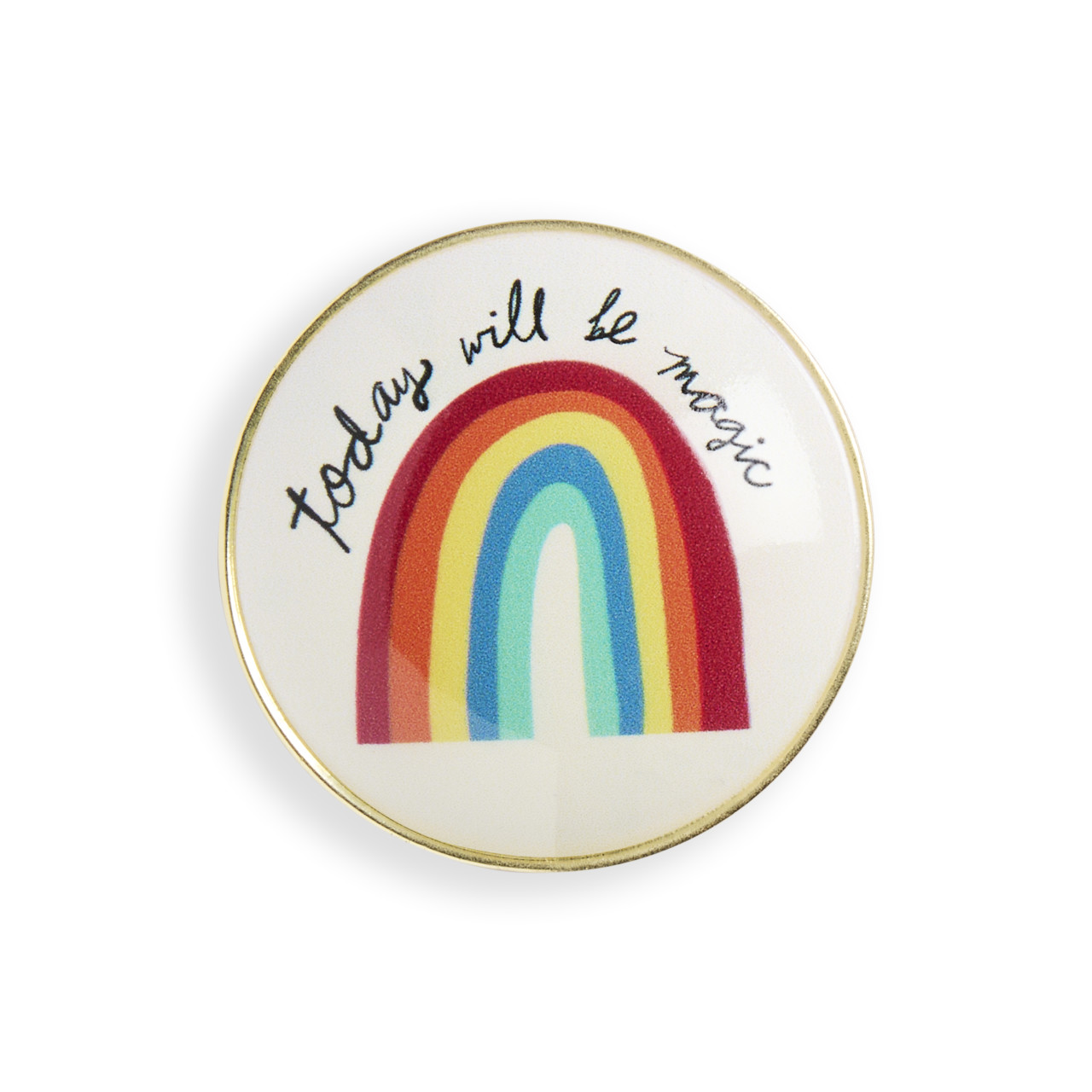 Today Will Be Magic Gold Magnetic Frame Charm 1.5" by Ampersand Design Studio thumbnail