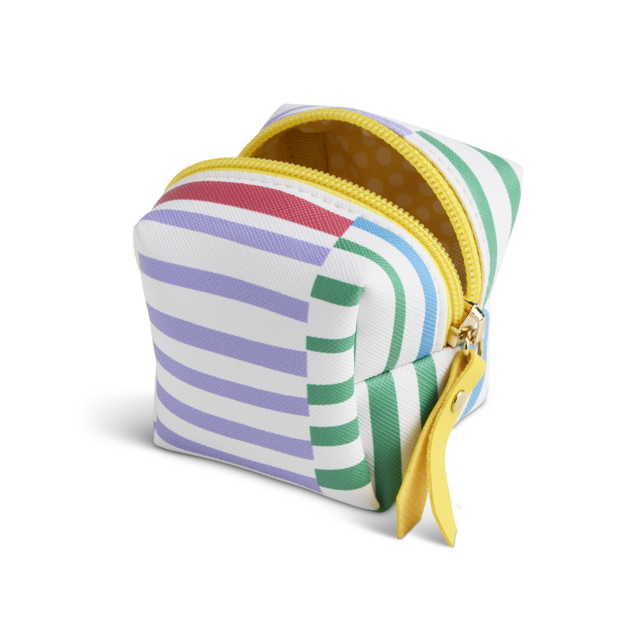 Boldly Striped Multi Color Earbud Case 3" x 3" by Ampersand Design Studio thumbnail