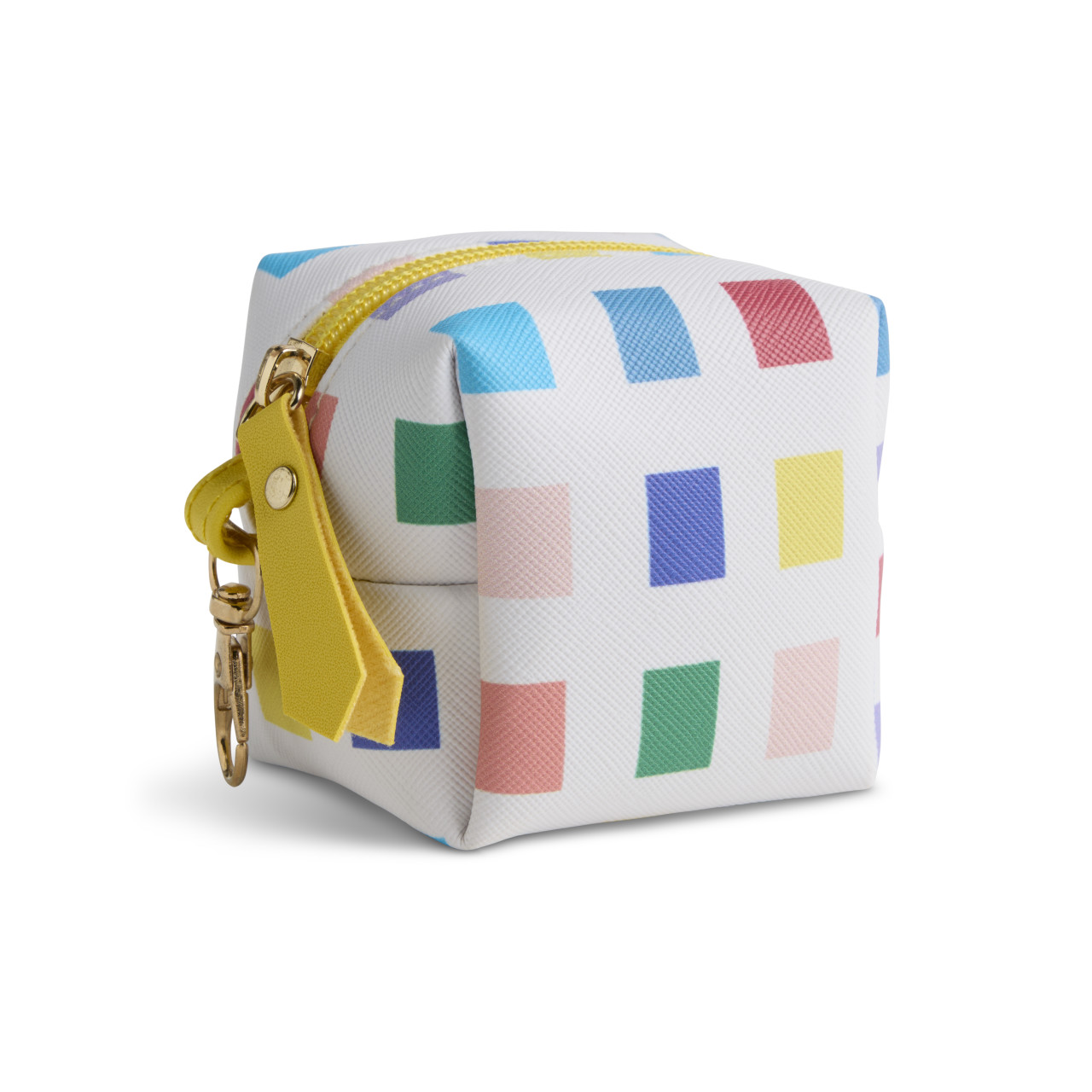 Playful Check Multi Color Earbud Case 3" x 3" by Ampersand Design Studio thumbnail