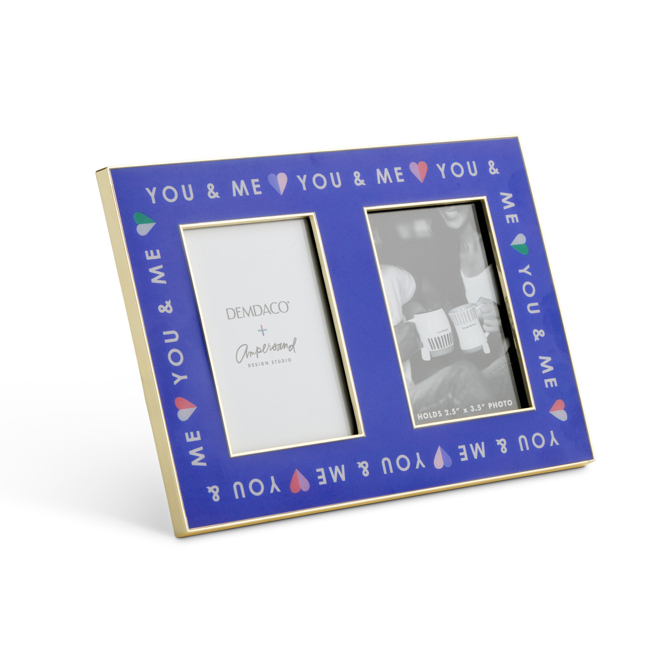 You and Me BFF Blue Double Frame 7.5" x 5" by Ampersand Design Studio thumbnail