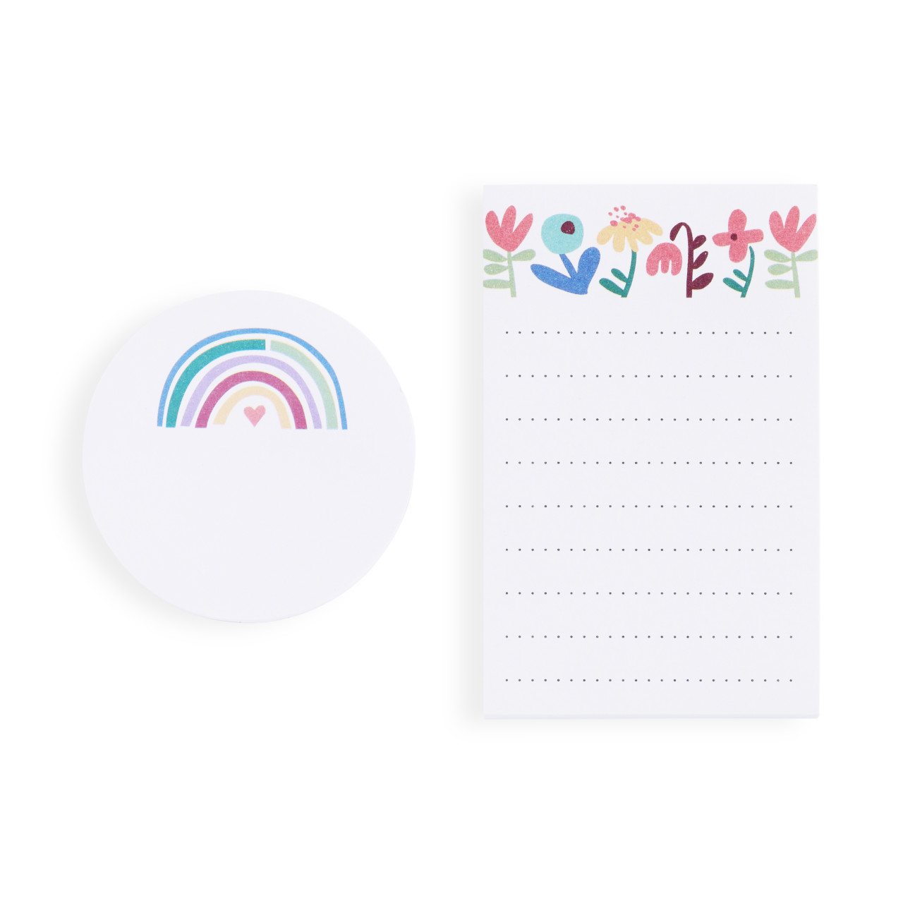 Rainbow White and Blue Sticky Notes Set 3" x 7" by Ampersand Design Studio thumbnail
