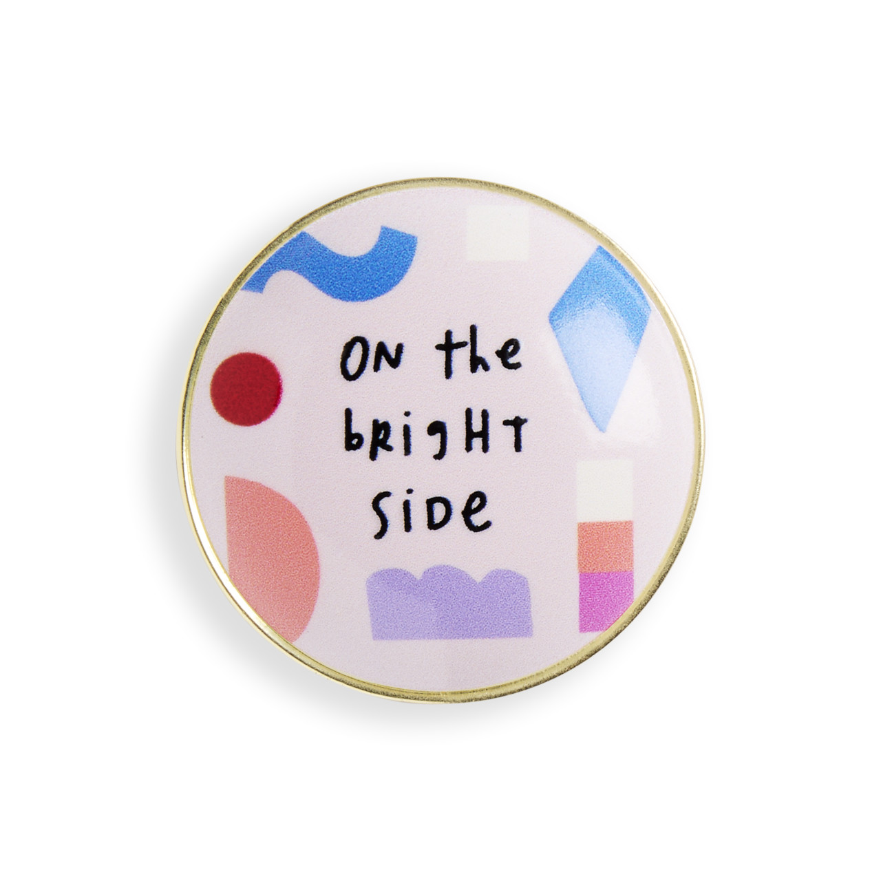 On the Bright Side Gold Magnetic Frame Charm 1.5" by Ampersand Design Studio thumbnail
