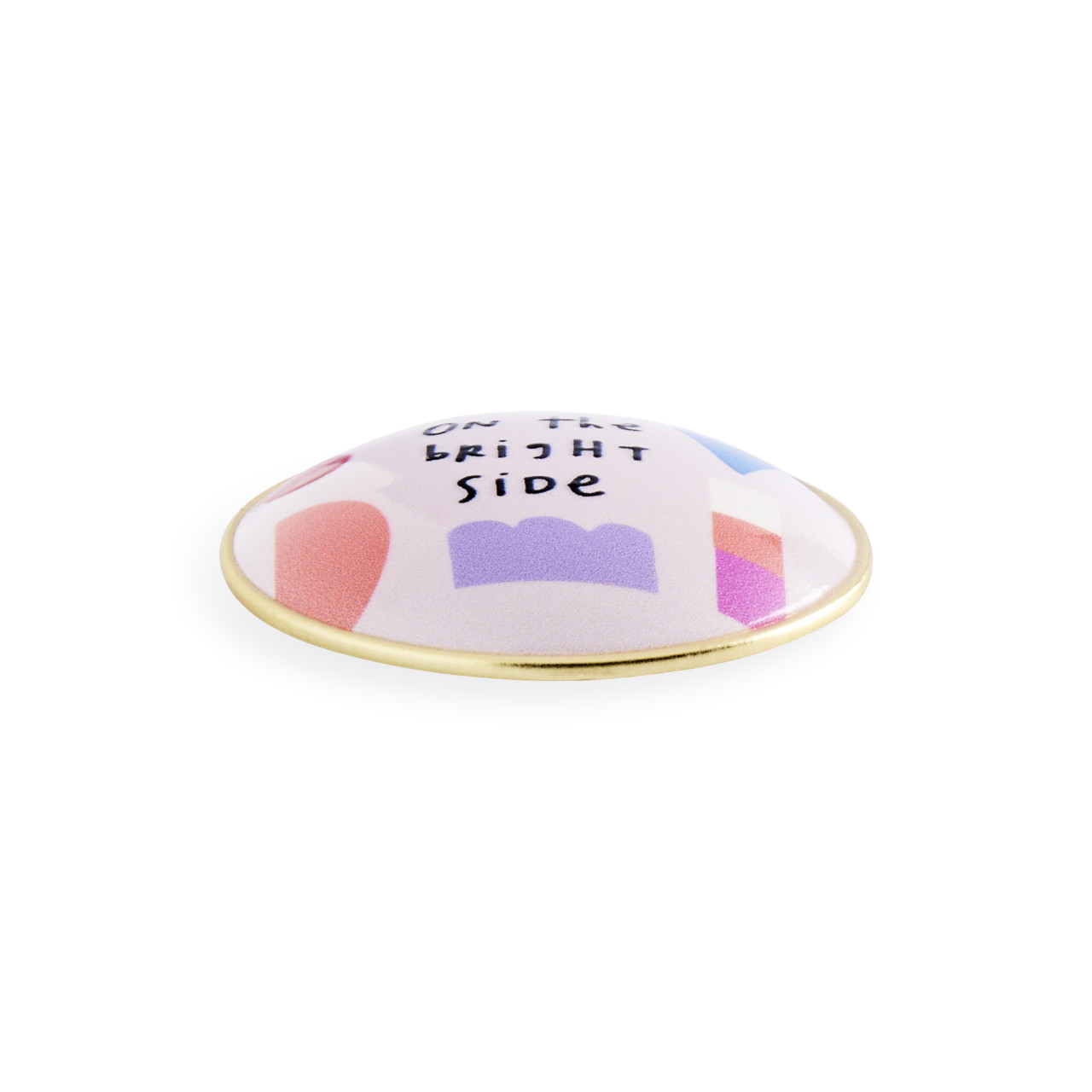 On the Bright Side Gold Magnetic Frame Charm 1.5" by Ampersand Design Studio thumbnail