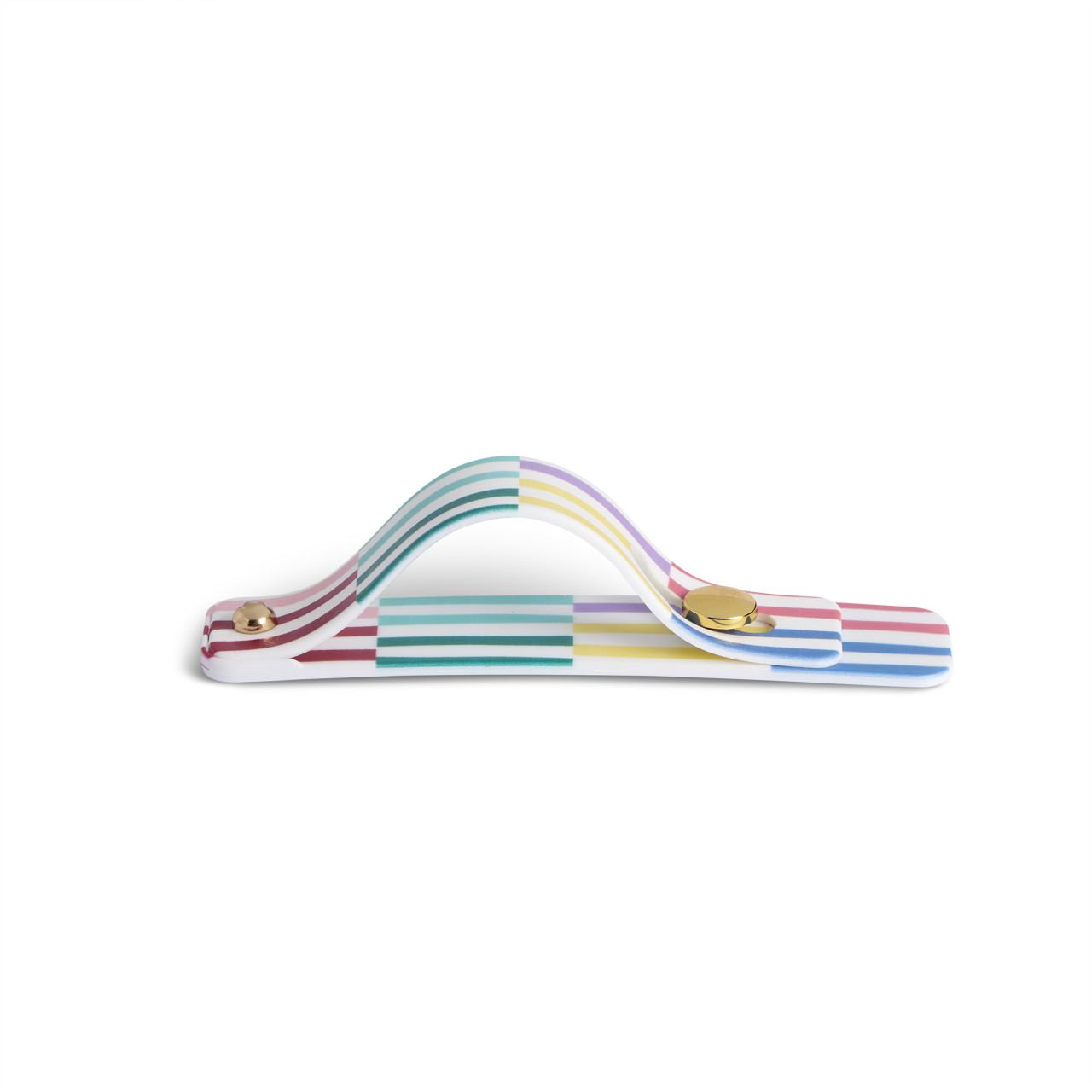 Boldly Striped Cream Phone Grip Kickstand Strap 4" by Ampersand Design Studio thumbnail