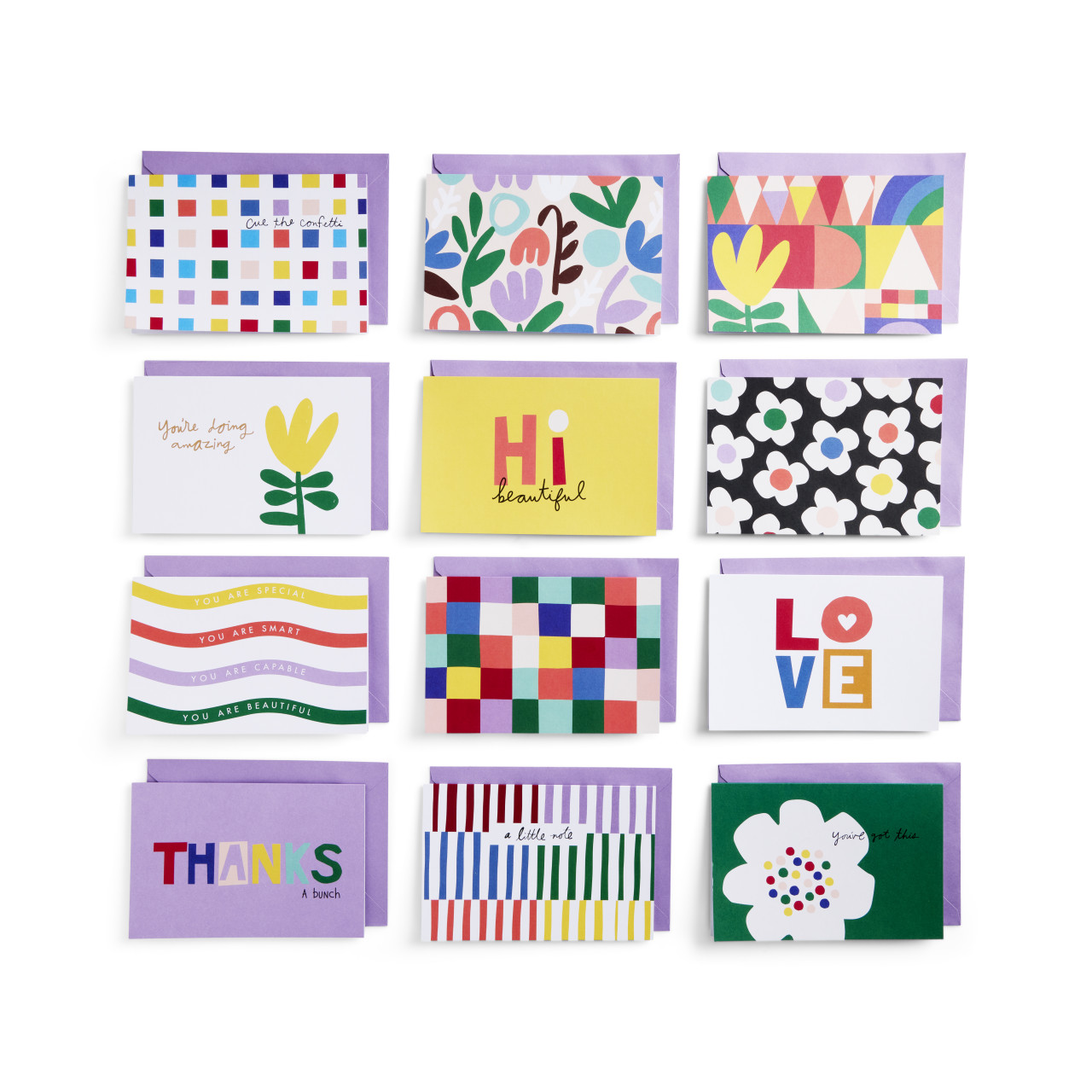 Set of 12 Stationery Cards With Envelopes 6" x 4" by Ampersand Design Studio thumbnail