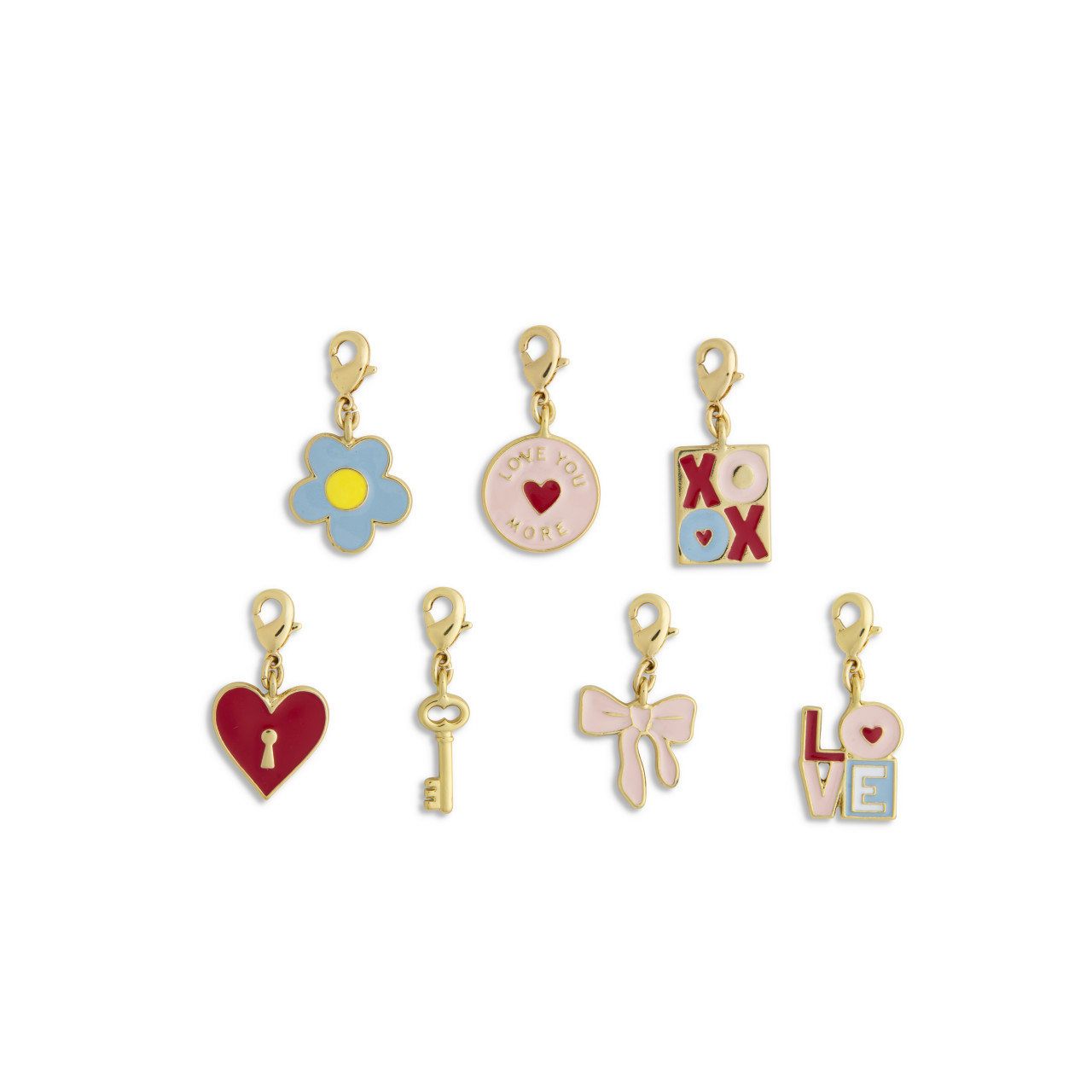 Love You More Gold Charm Bracelet 6" (with 1.5" Extender) by Ampersand Design Studio thumbnail