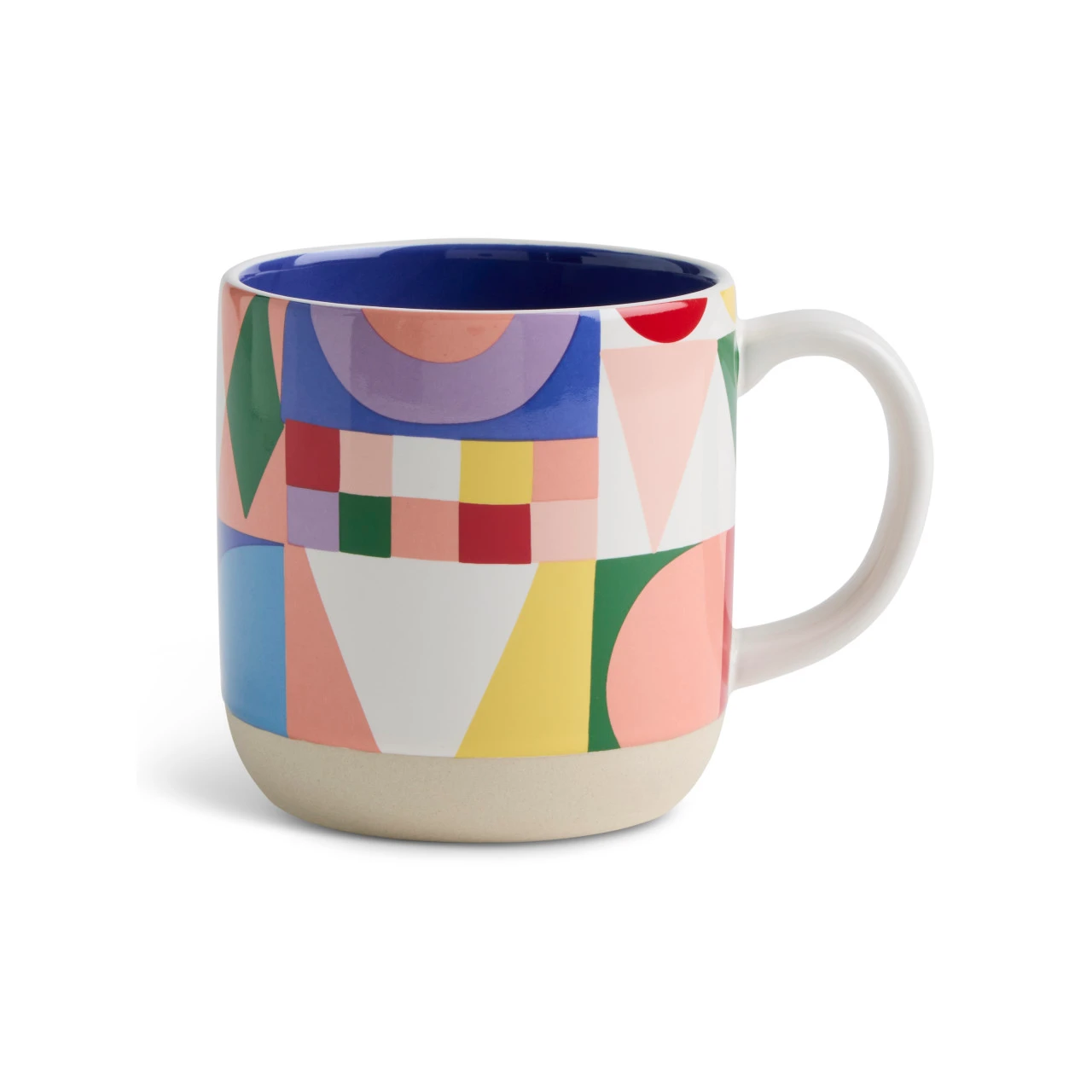 Bold Geometric Navy Blue Mug 16oz. by Ampersand Design Studio thumbnail