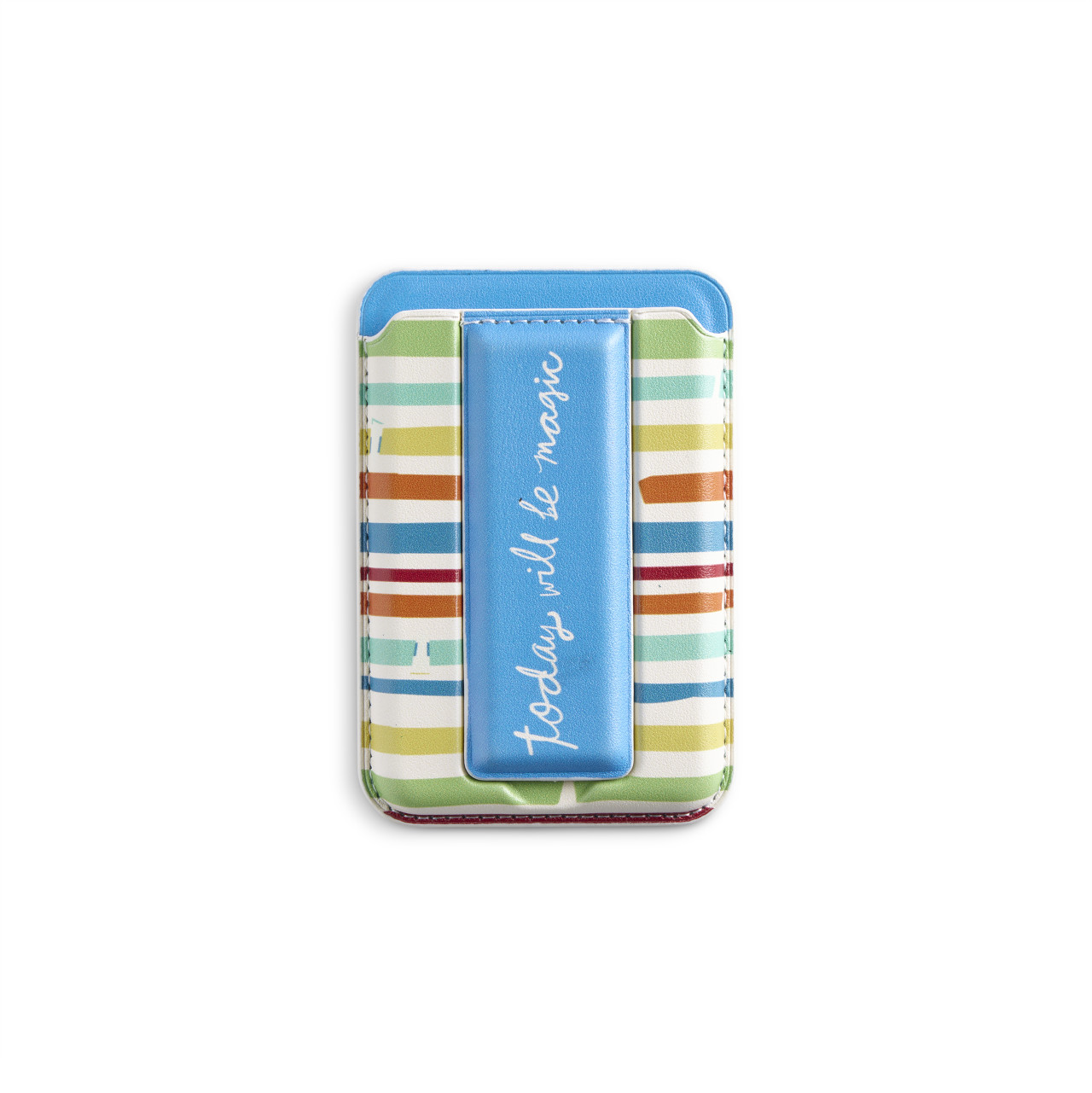 Today Will Be Magic Blue Mag Wallet 2.5" x 3.5" by Ampersand Design Studio thumbnail