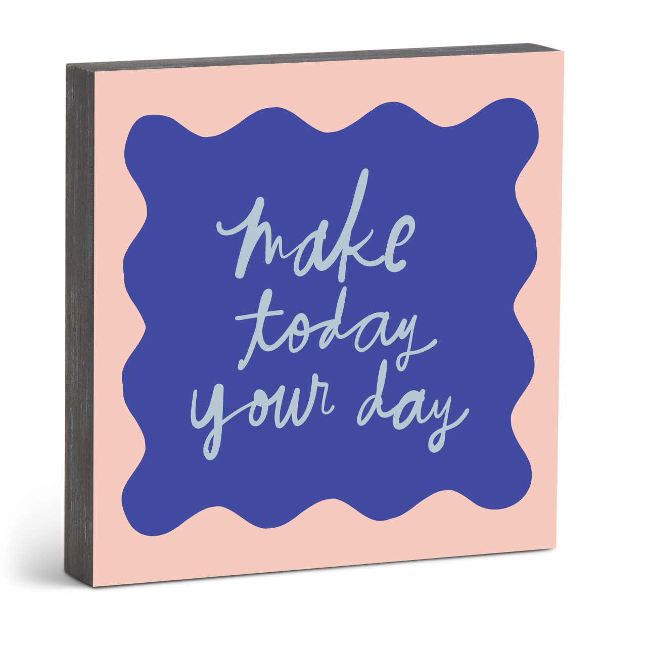 Make Today Your Day Blue Wall Art 10" x 10" by Ampersand Design Studio thumbnail