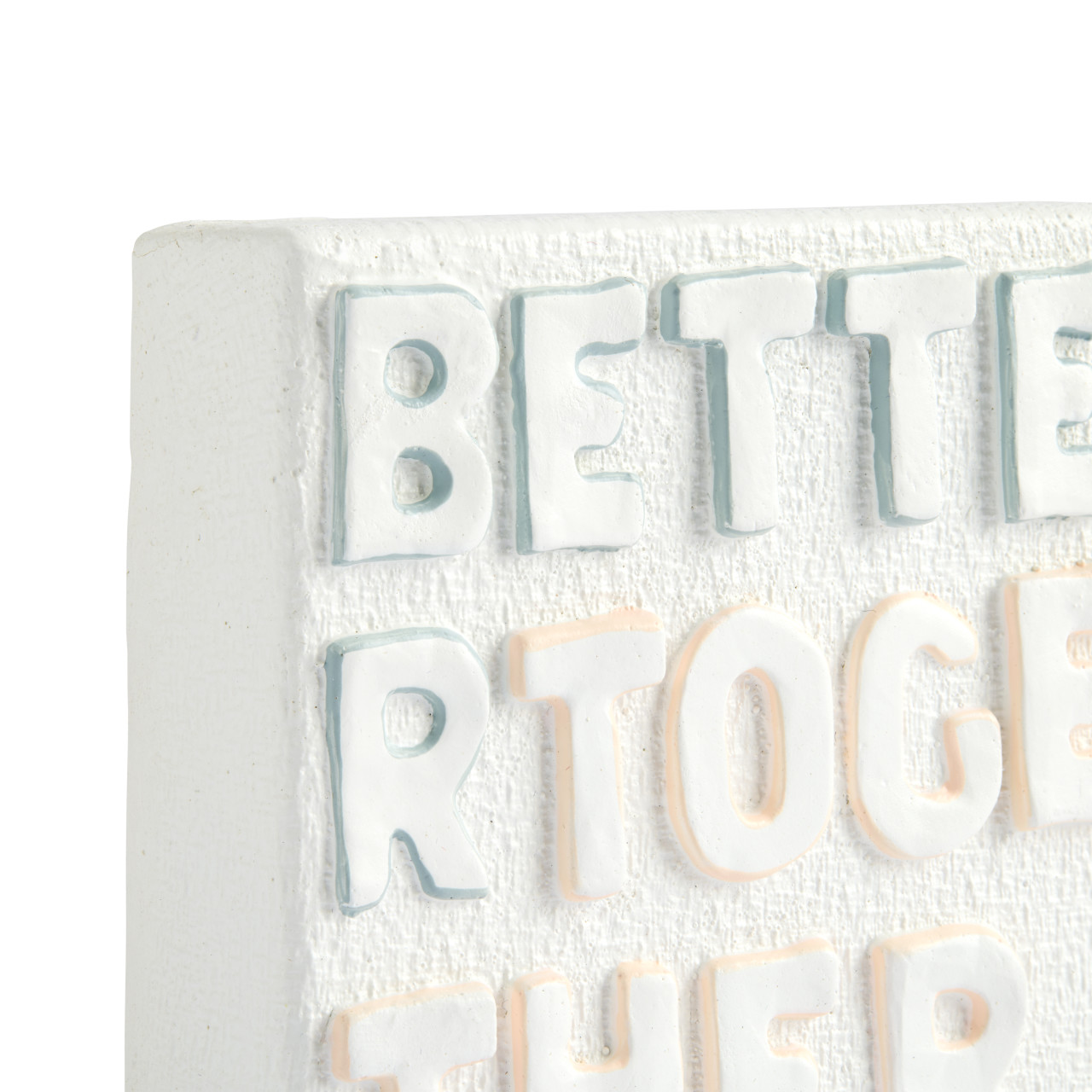 Better Together Sculpted White Shadowbox 4" by Emeline thumbnail
