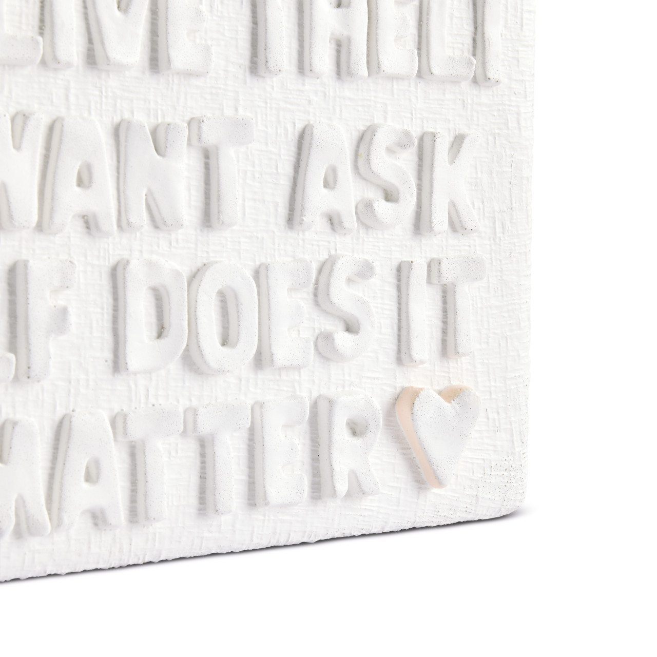 Relish In Growing Older Sculpted White Wall Art 12" by Emeline thumbnail