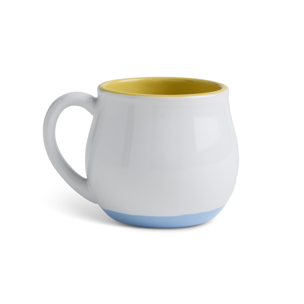 Smile Sculpted White Mug 14oz. by Emeline thumbnail