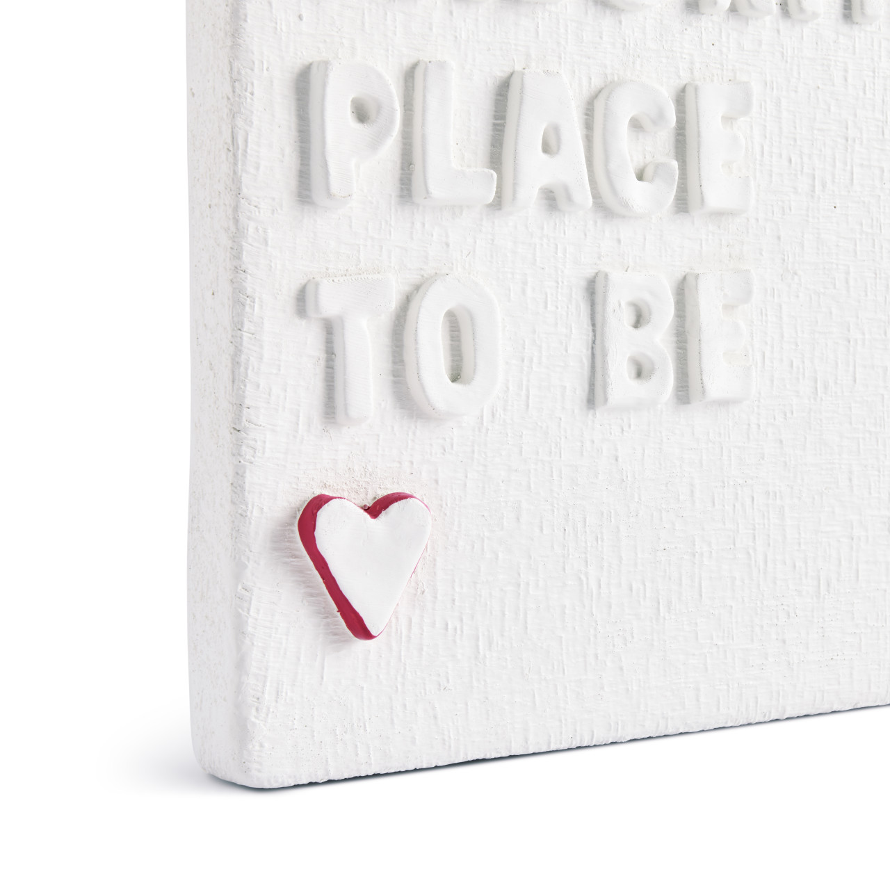 Together Is Sculpted White Wall Art 10" by Emeline thumbnail