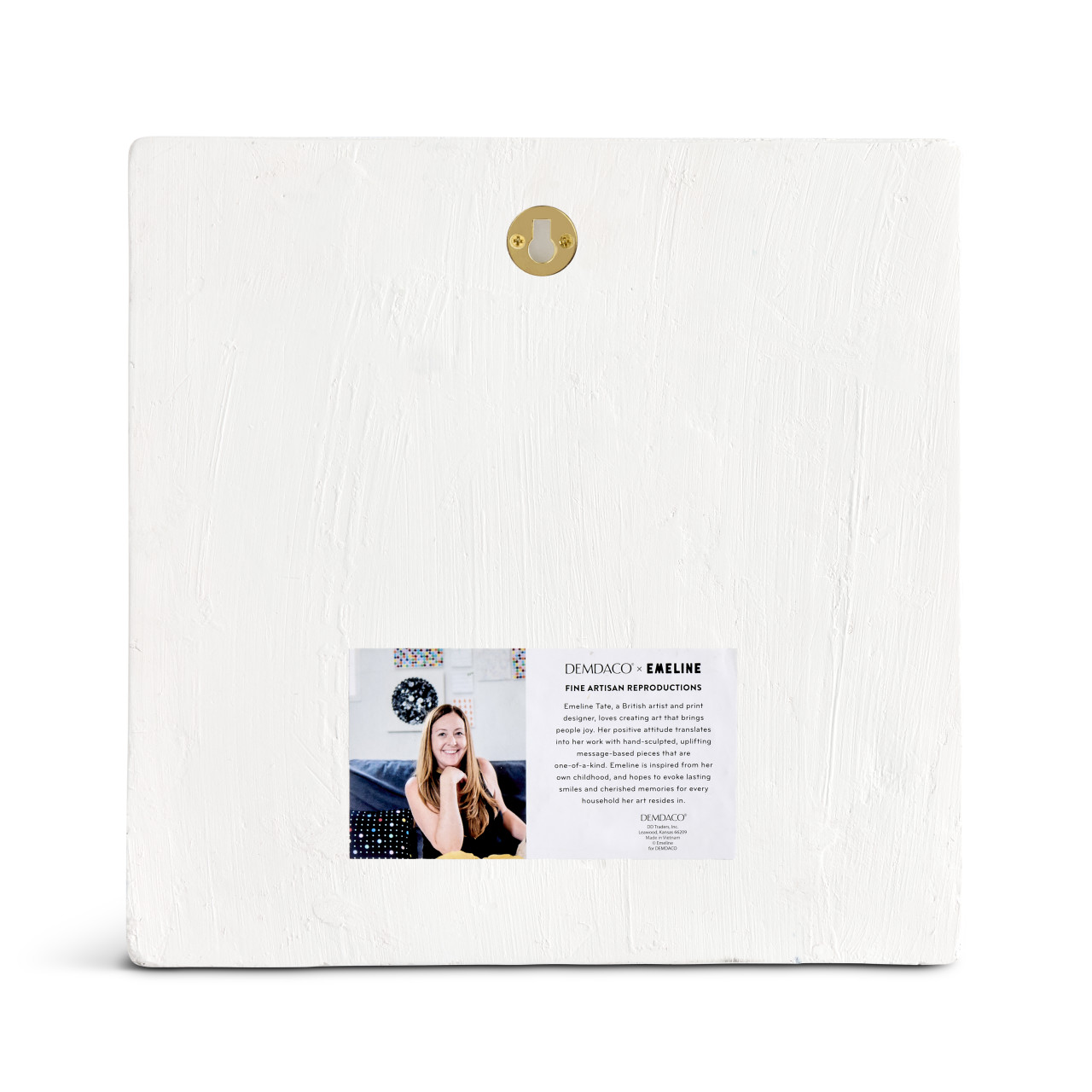 Together Is Sculpted White Wall Art 10" by Emeline thumbnail