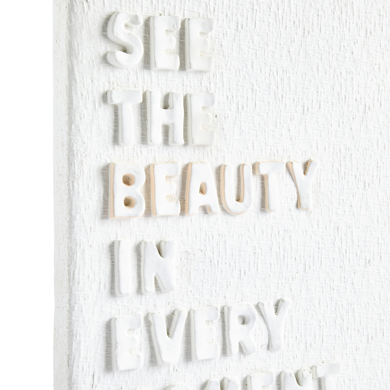 See the Beauty Sculpted White Wall Art 10" by Emeline thumbnail