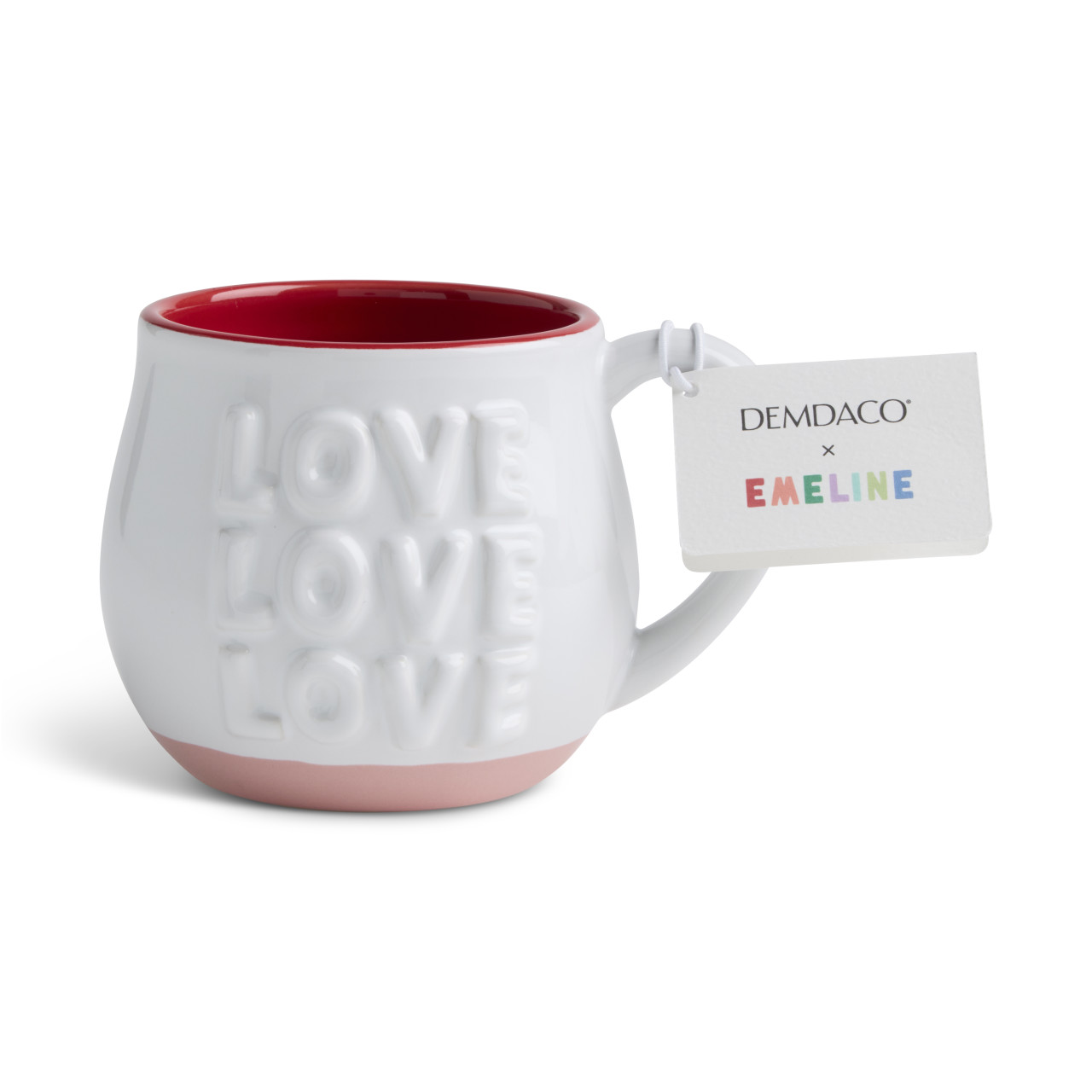 XOXO Sculpted White Mug 14oz. by Emeline thumbnail