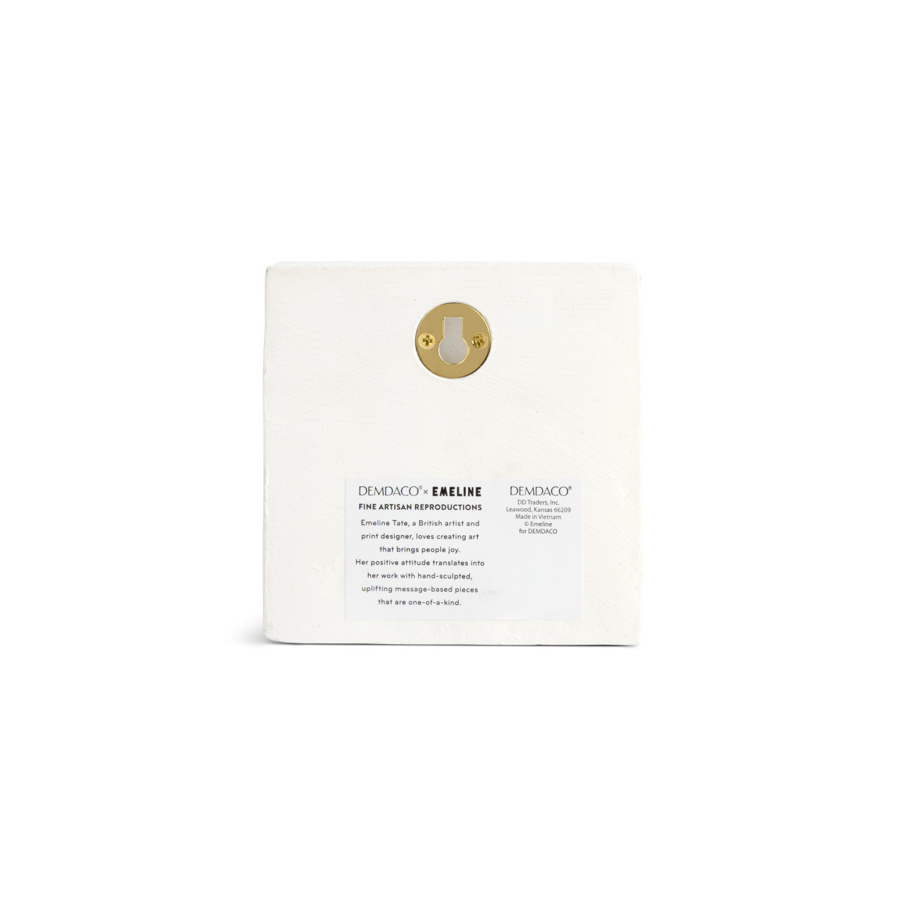 You're Beautiful Sculpted White Shadowbox 4" by Emeline thumbnail