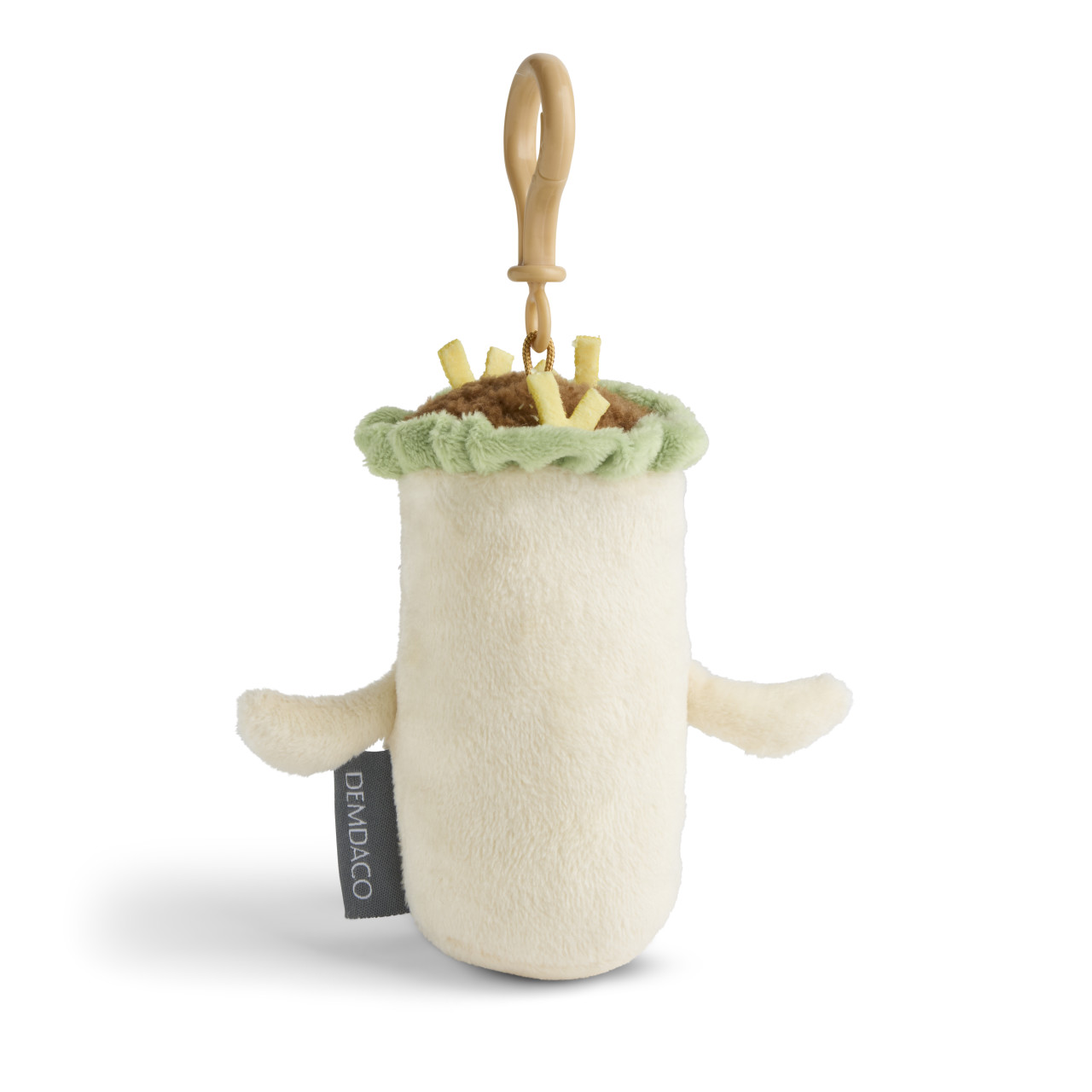 You're My Little...Burrito Bag Charm Cream Plush 8" thumbnail