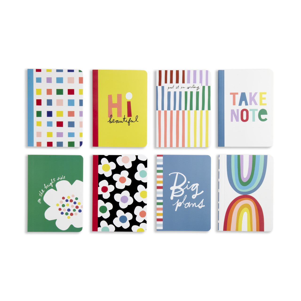 8 Assorted Multi Color Pocket Notebooks 3.5" x 5" by Ampersand Design Studio thumbnail