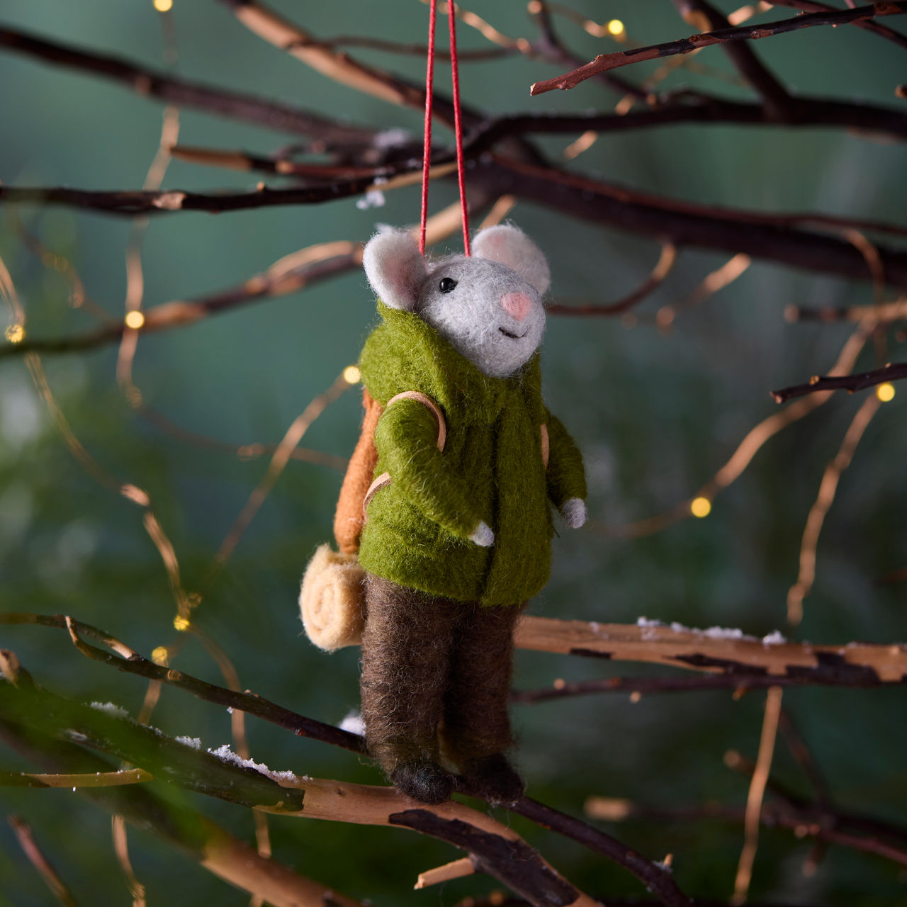 Camper Mouse Ornament - 5in thumbnail