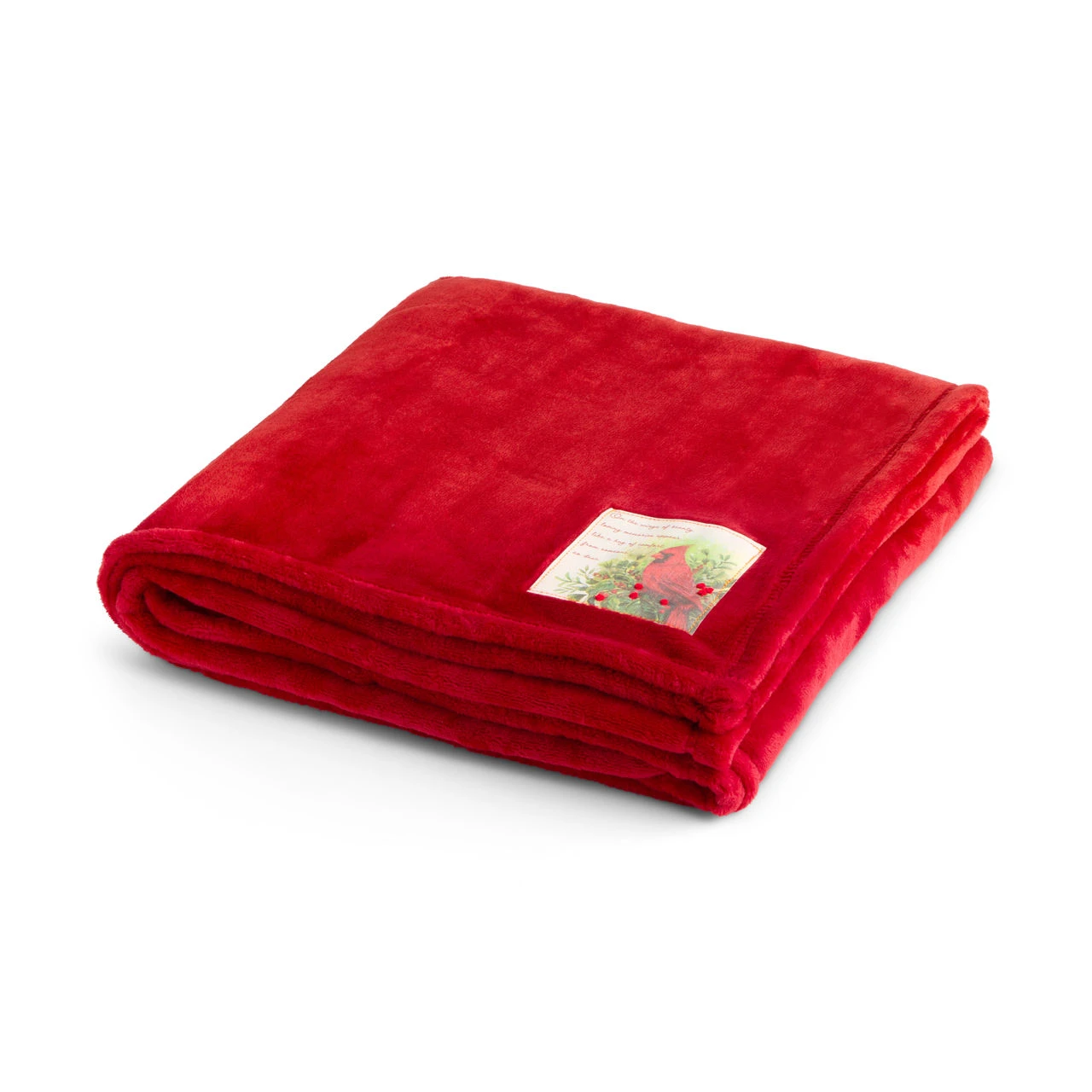 Loving Memories Red Cardinal Blanket - 50x60in thumbnail