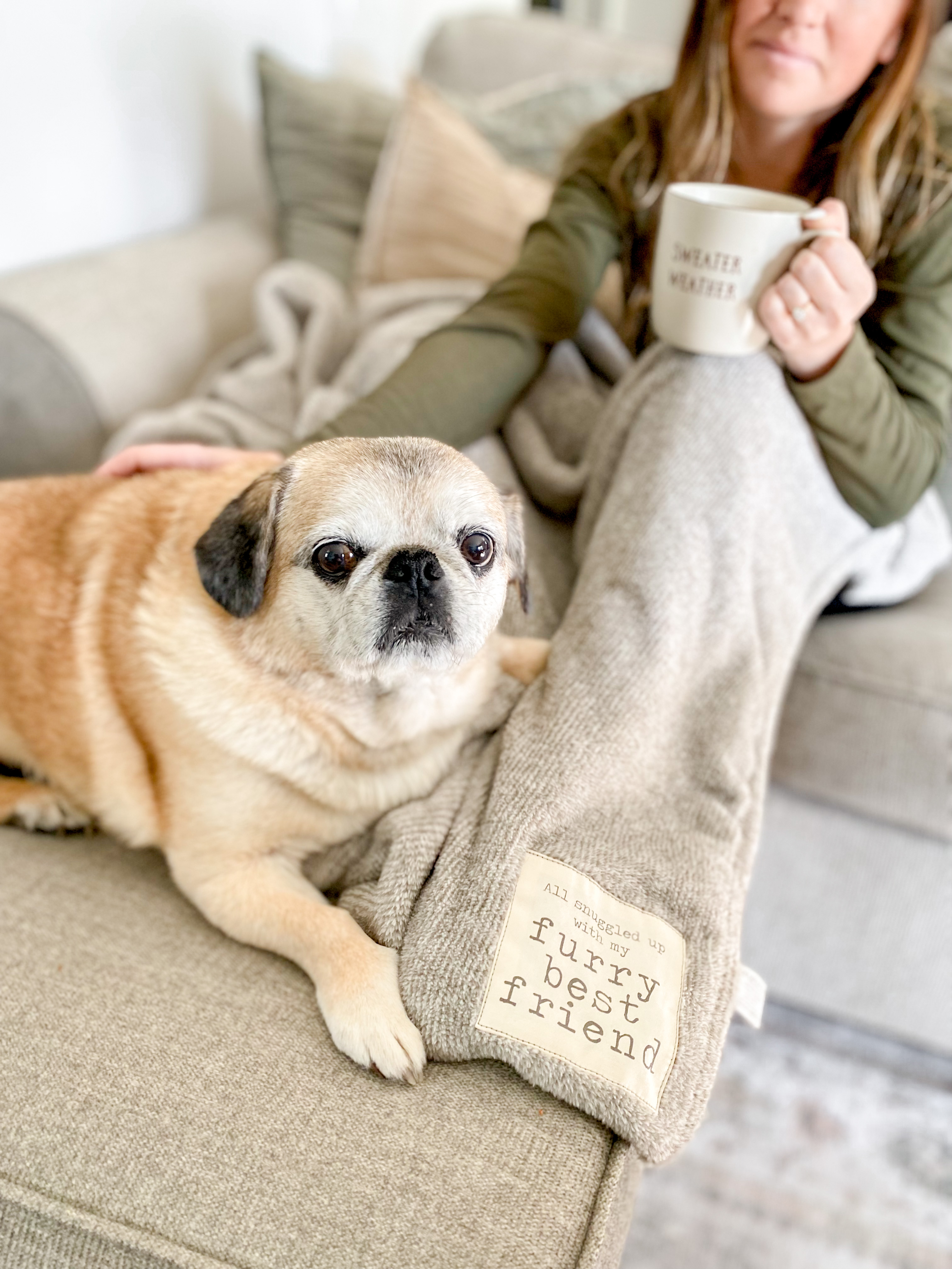 Dog & Me Foot Pocket Blanket