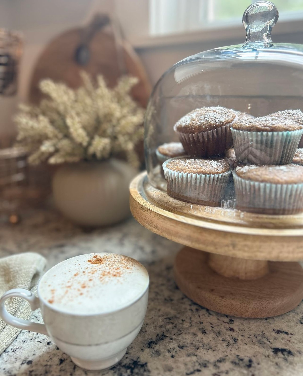 Cake Stand With Glass Dome