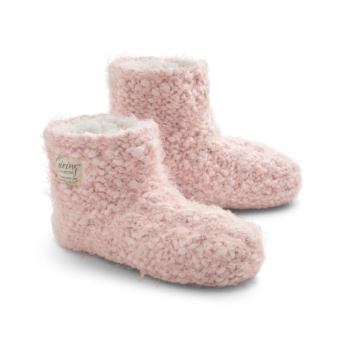 Pink Slipper Booties