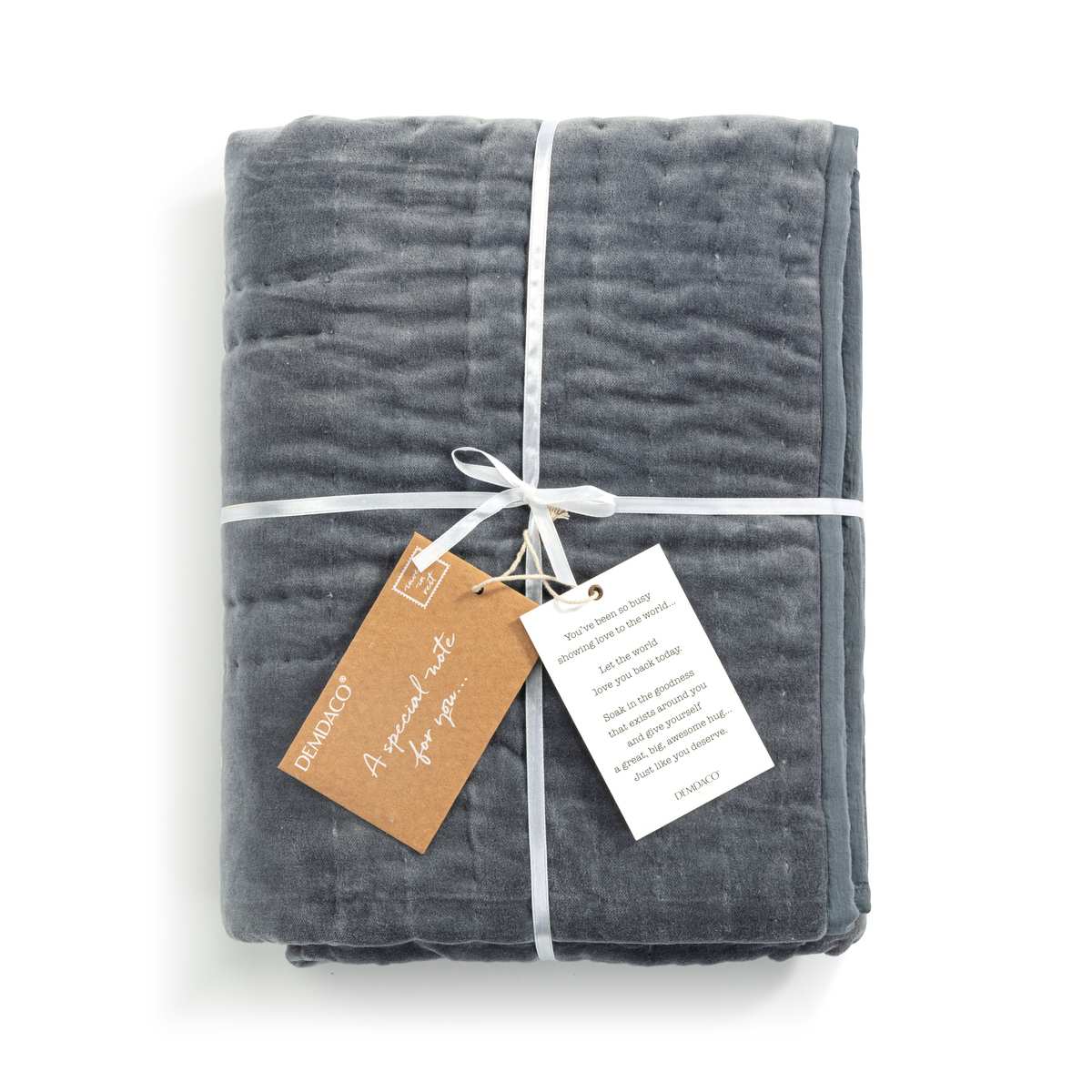 Velvet Throw Blanket-Gray