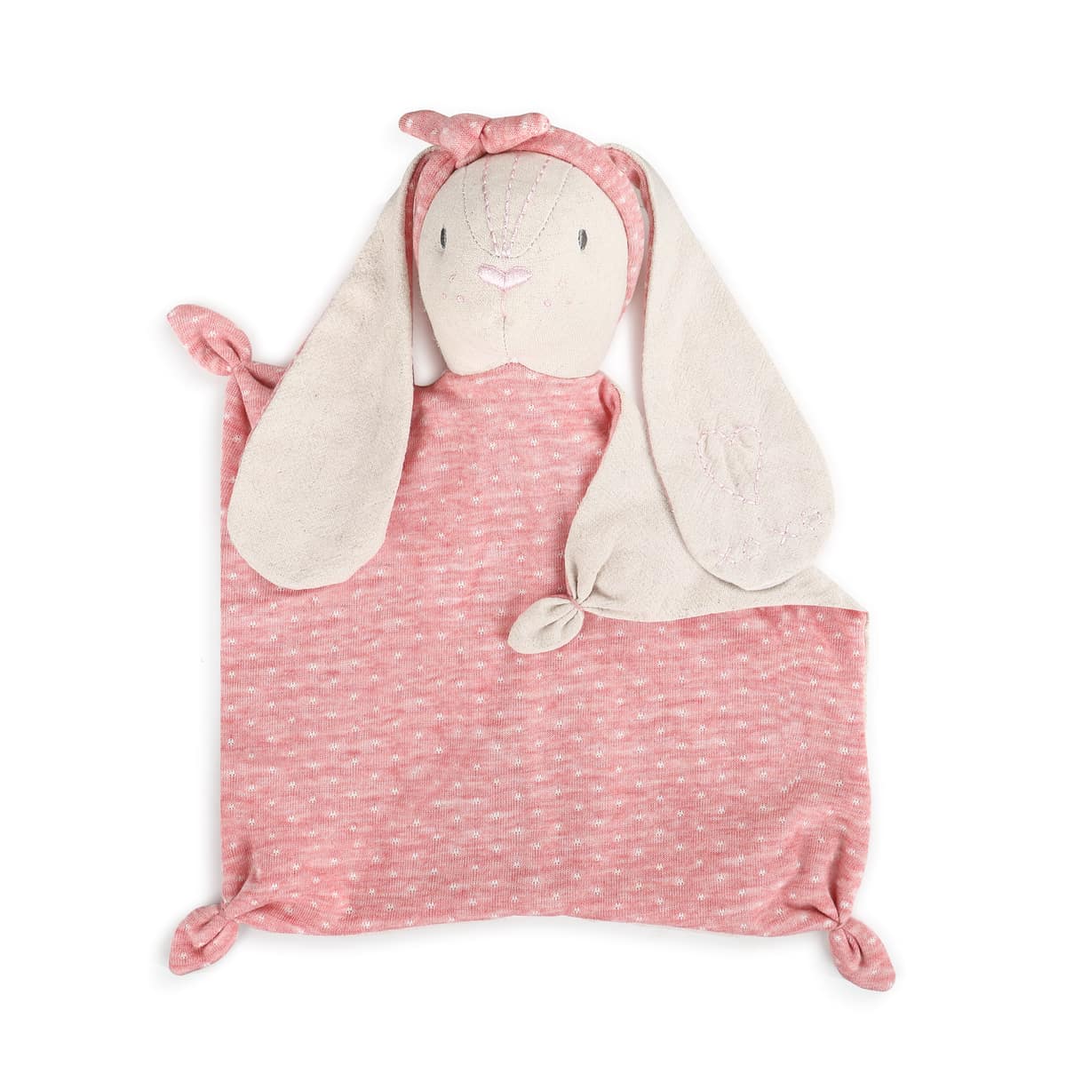 Pink Bunny Linen Blankie