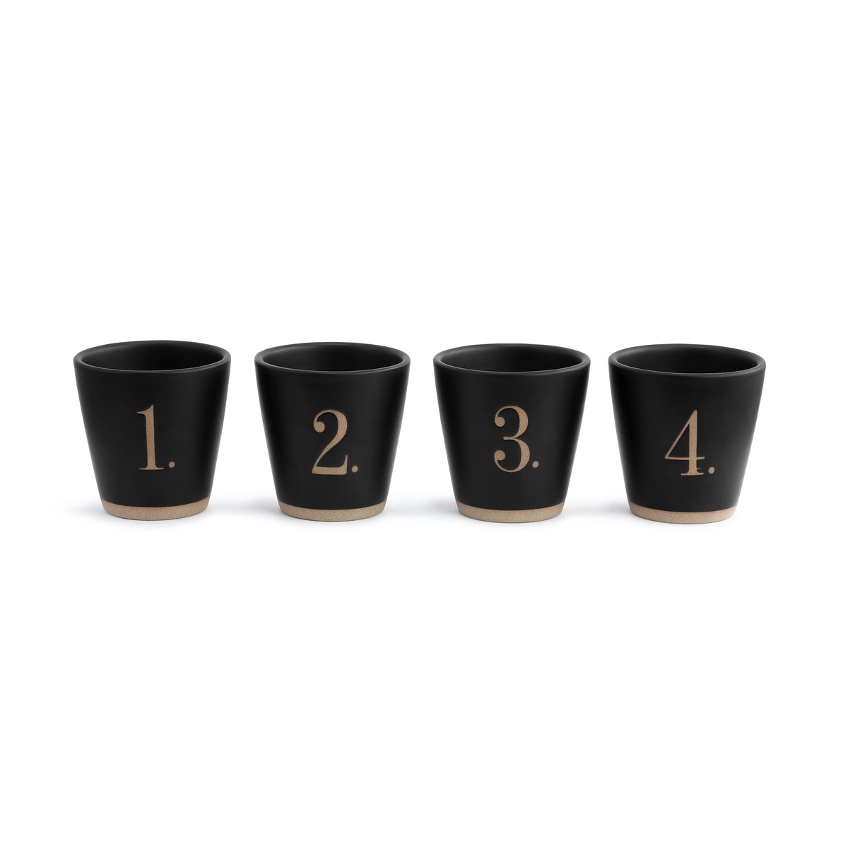 numbered ceramic flight set