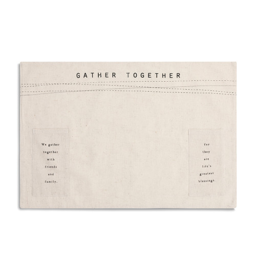 Gather Together Utensil Pocket Placemat DEMDACO