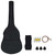 vidaXL 8 Piece Classical Guitar Beginner Set Black 1/2 34"