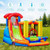 Inflatable Water Slide Bounce House with Pool and Cannon Without Blower - Color: Multicolor