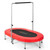 2-Person Foldable Mini Kids Fitness Rebounder Trampoline-Red - Color: Red