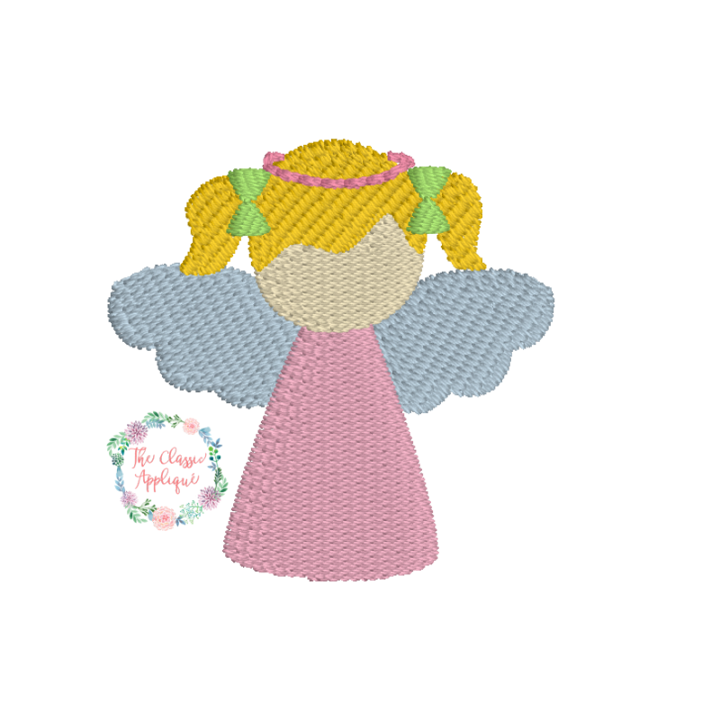 christmas embroidery design machine embroidery design 5 sizes Angel