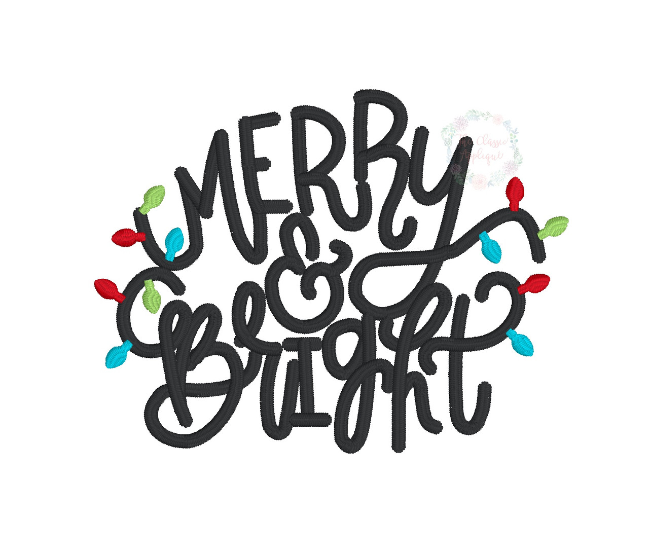 COMBINED file Merry and Bright The Classic Applique