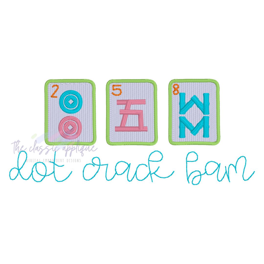 Mahjong tiles minis - Main Image