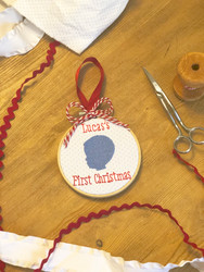 Tutorial: Embroidery Hoop Ornaments