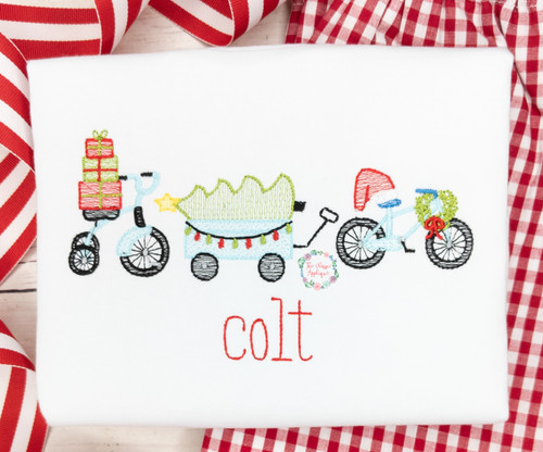 Christmas parade sketch fill embroidery design Christmas parade sketch fill embroidery design