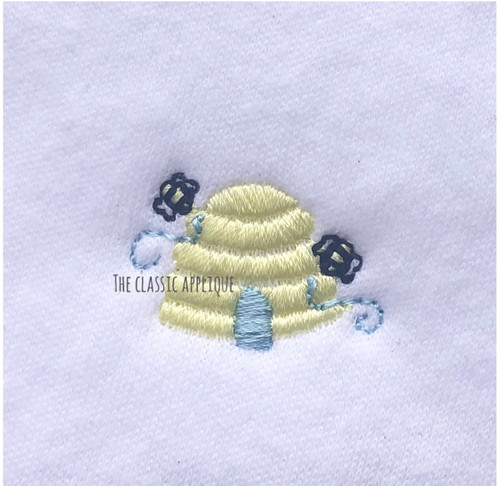 Beehive mini embroidery Beehive mini embroidery