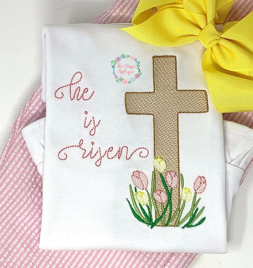 Cross with flowers sketch fill Cross with flowers sketch fill