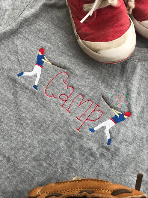 Baseball player mini embroidery design Baseball player mini embroidery design