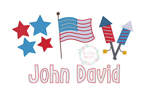 Patriotic trio sketch fill Patriotic trio sketch fill